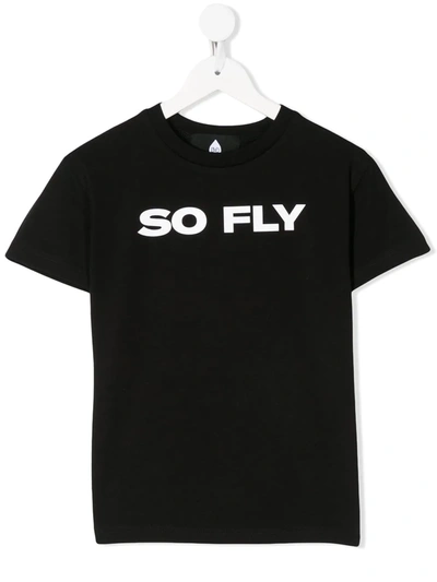 Duo Kids' So Fly T-shirt In Black