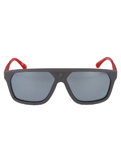 Fila Multicolor Metal Sunglasses In P Matte Grey
