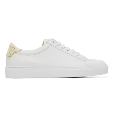 Givenchy White & Yellow Urban Street Sneakers In 740 Yellow