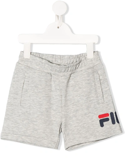 Fila Kids' Classic Shorts In Melange Grey