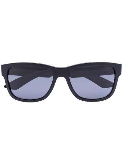 Prada Black Sport Wayfarer Sunglasses