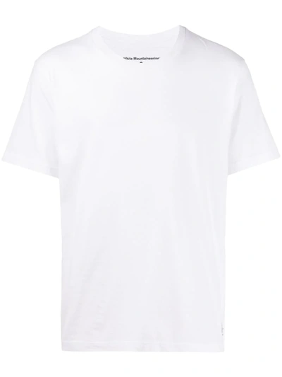 White Mountaineering White Logo-print Cotton T-shirt