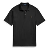 Polo Ralph Lauren Soft Touch Navy Cotton Polo Shirt In Polo Black