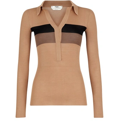 Fendi Jumper In Beige