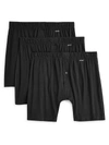 2(x)ist Men's 3-pack Pima Cotton Boxer Briefs In Black