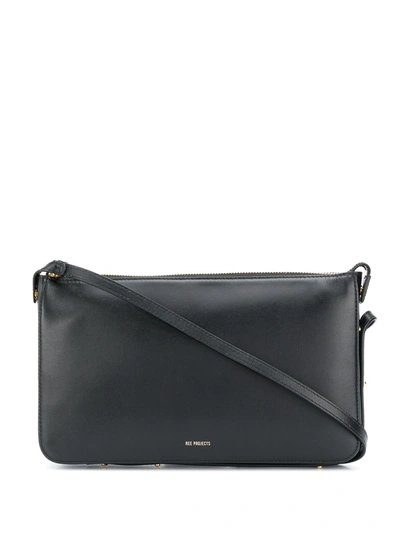 Ree Projects Do Calf Leather Clutch Bag In Black