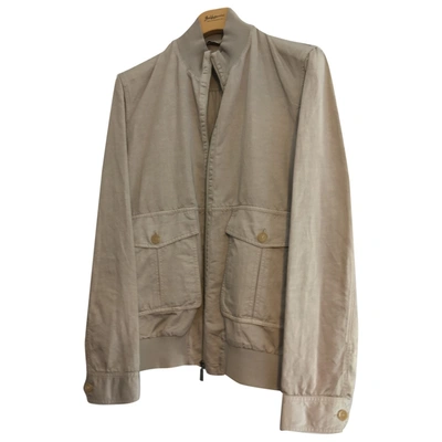 Pre-owned Baldessarini Linen Jacket In Beige