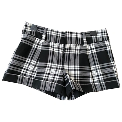Pre-owned Alice And Olivia Black Polyester Shorts