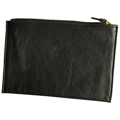 Pre-owned Il Bisonte Black Leather Purses, Wallet & Cases