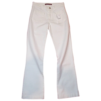 Pre-owned Comptoir Des Cotonniers White Cotton - Elasthane Jeans