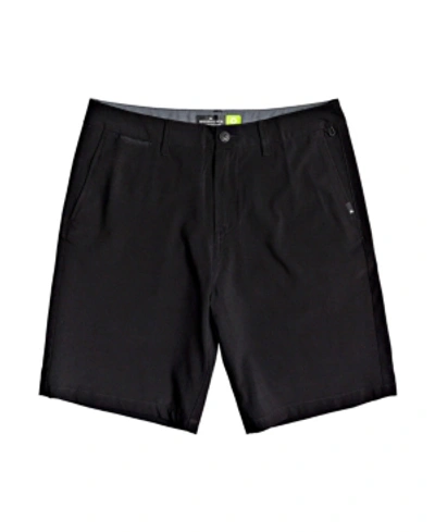 Quiksilver Everyday Union Mens Flat Front Straight Fit Casual Shorts In Black