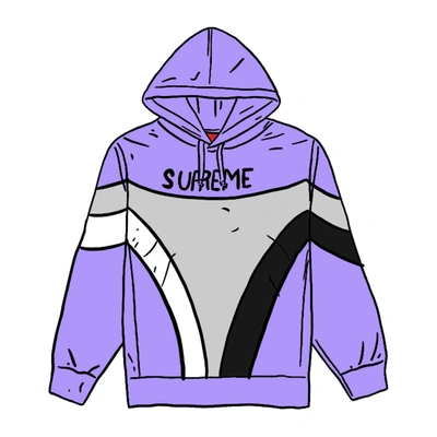 Pre-owned Supreme  Milan Hooded Sweatshirt Light Violet