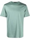 Theory Men's Precise Luxe Cotton Short-sleeve T-shirt In Poseidon