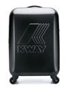 K-way System Mini Trolley Suitcase In Black