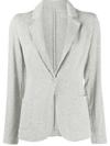 Majestic Tailored Single-buttoned Blazer In Grey