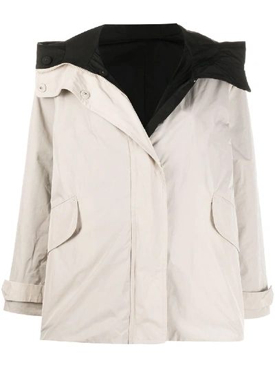 Seventy Hooded Parka Coat In Neutrals