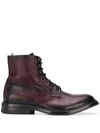 Officine Creative Sussex 04 Boots In Red