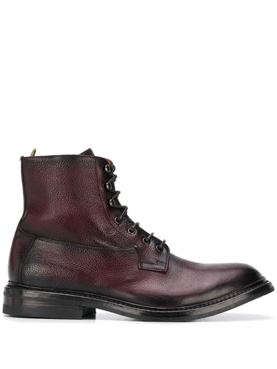 Officine Creative Sussex 04 Boots In Red