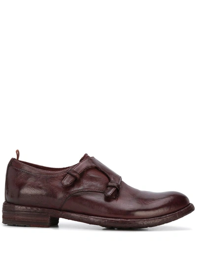 Officine Creative Lexikon 91 Monk Shoes In Red