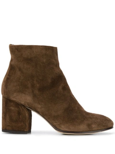 Officine Creative Lou Ankle Boots In Brown