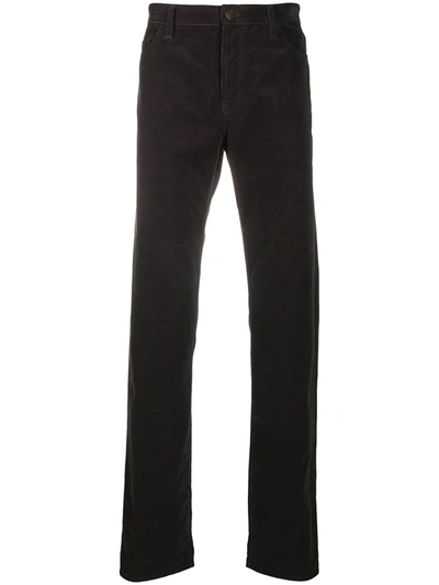 The Row High-rise Slim Fit Jeans In Grey