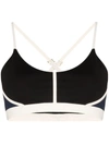 Ernest Leoty Corset Stretch Sports Bra In Black