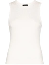 Goldsign Jersey Vest Top In White