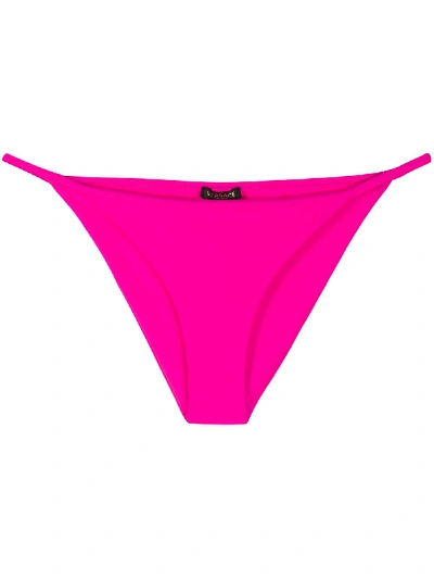 Versace Tanga Bikini Briefs In Bright Pink