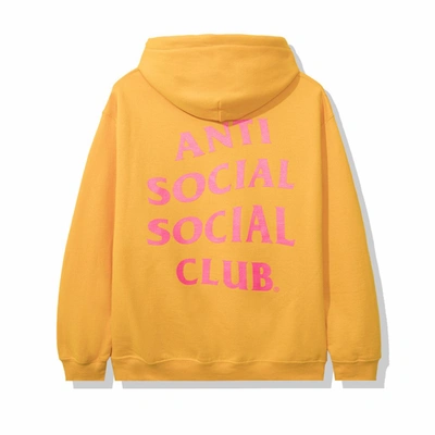 Pre-owned Anti Social Social Club  The Grove Hoodie Gold