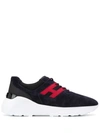 Hogan Active One Suede Sneakers In Blue