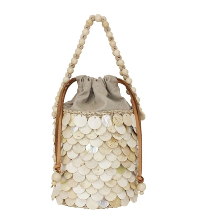 Aranaz Mini Fish Scale Bucket Bag