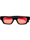 Ambush Rectangular-frame Sunglasses In Black