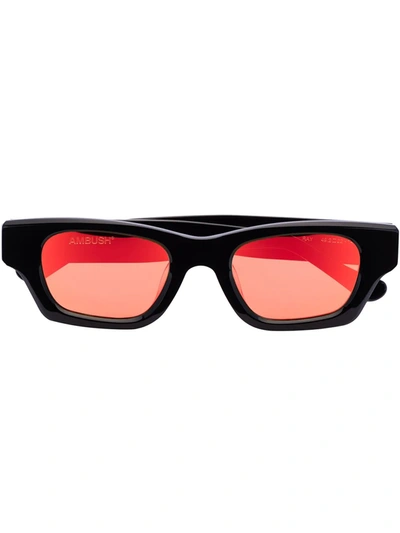 Ambush Rectangular-frame Sunglasses In Black