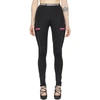 Off-white Black & Pink 'off' Active Leggings In Black/fuchs