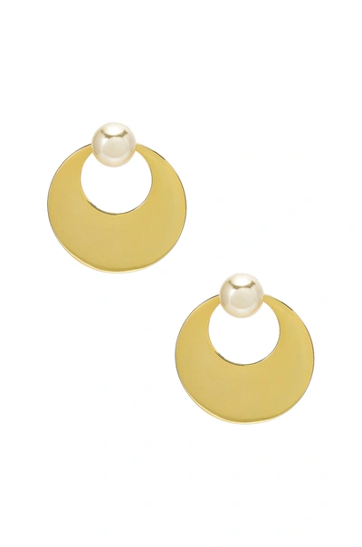 Lpa Everly Earring In Gold & Pearls