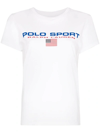 Polo Ralph Lauren Logo-print T-shirt In White