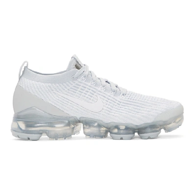 Nike Blue Air Vapormax Flyknit 3 Sneakers In White | ModeSens