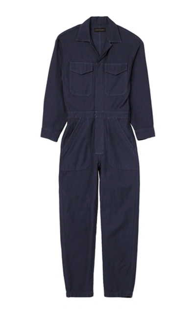 Citizens Of Humanity Marta Denim Straight-leg Jumpsuit In Washed Navy
