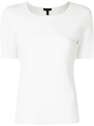 Escada Sintu Pointelle-trim Jumper In White