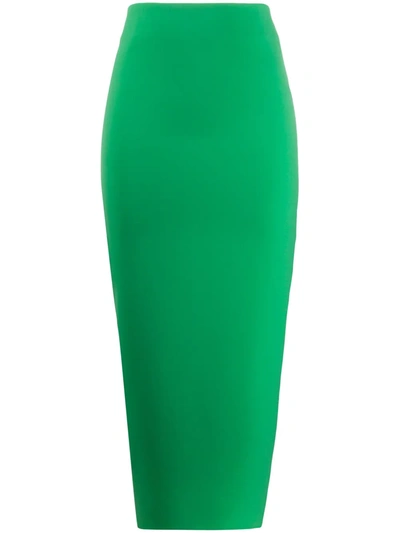High-waisted Pencil Skirt In Green ModeSens