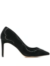 Allsaints Women's Zehra Pointed-toe High-heel Pumps In Black