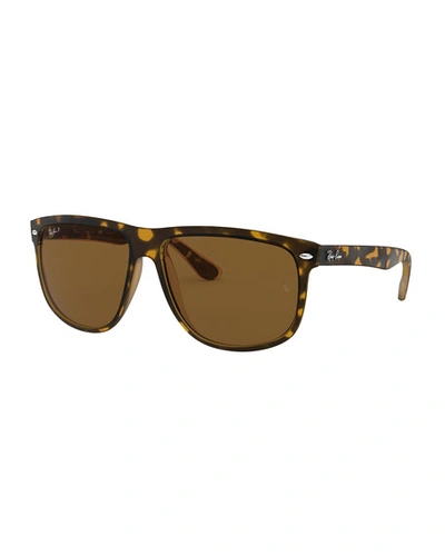 Ray Ban Boyfriend Sonnenbrillen Hellhavana Fassung Braun Glas Polarisiert 60-15 In Light Havana