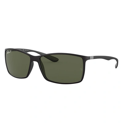 Ray Ban Rb4179 Sunglasses Black Frame Green Lenses Polarized 62-13