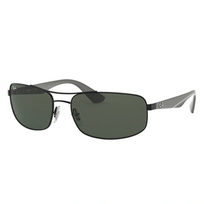 Ray Ban Rb3527 Sunglasses Grey Frame Green Lenses 61-17