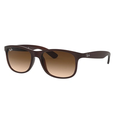 Ray Ban Andy Sunglasses Brown Frame Brown Lenses 55-17