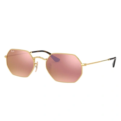 Ray Ban Rb3556n Sunglasses In Gold