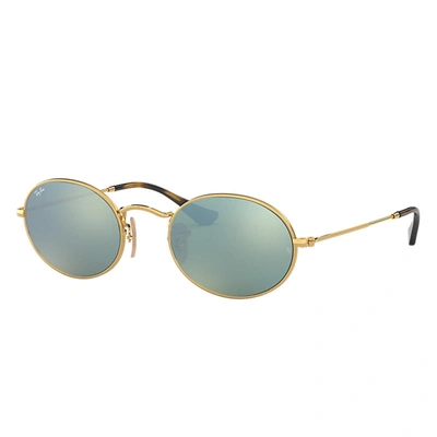 Ray Ban Rb3547n Sunglasses In Gold