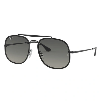 Ray Ban Blaze General Sunglasses Black Frame Grey Lenses 58-16