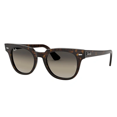 Ray Ban Meteor Classic Sunglasses Tortoise Frame Grey Lenses 50-20