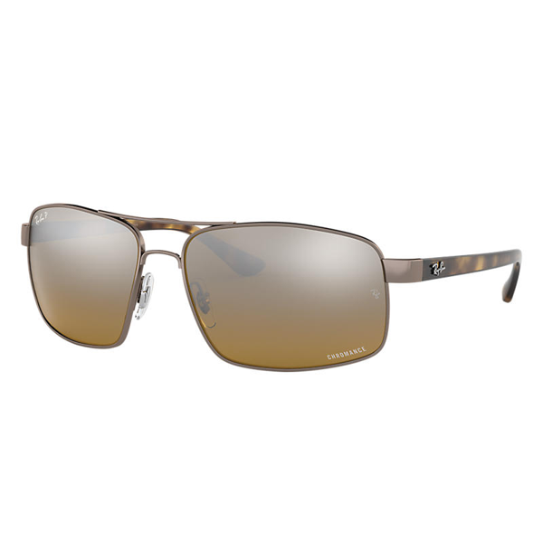 Ray Ban Rb3604 Chromance Tortoise, Polarized Brown Lenses Rb3604ch